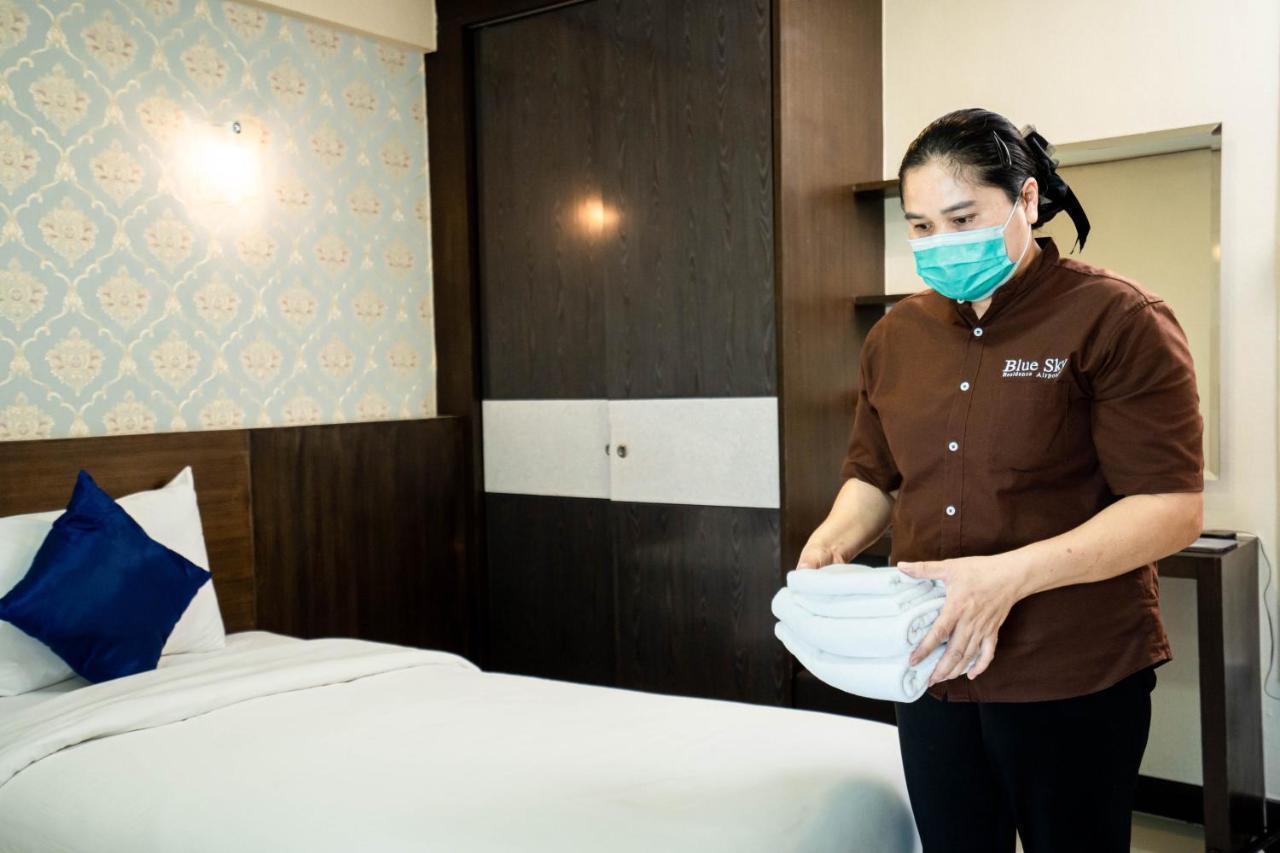 Blue Sky Residence Airport Ban Bang Phli Yai Bagian luar foto